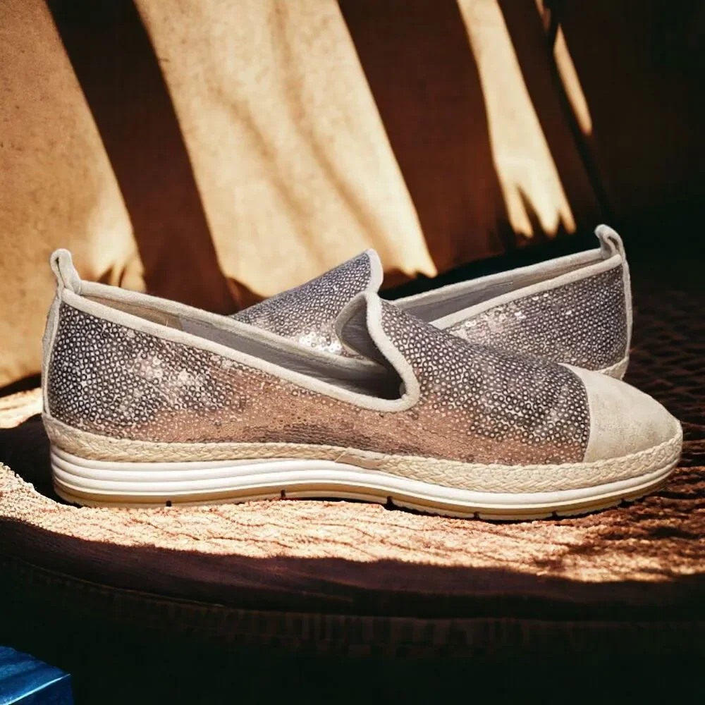 Paul Green Resortwear Coastal Grandma Joaquin Sequin Espadrilles